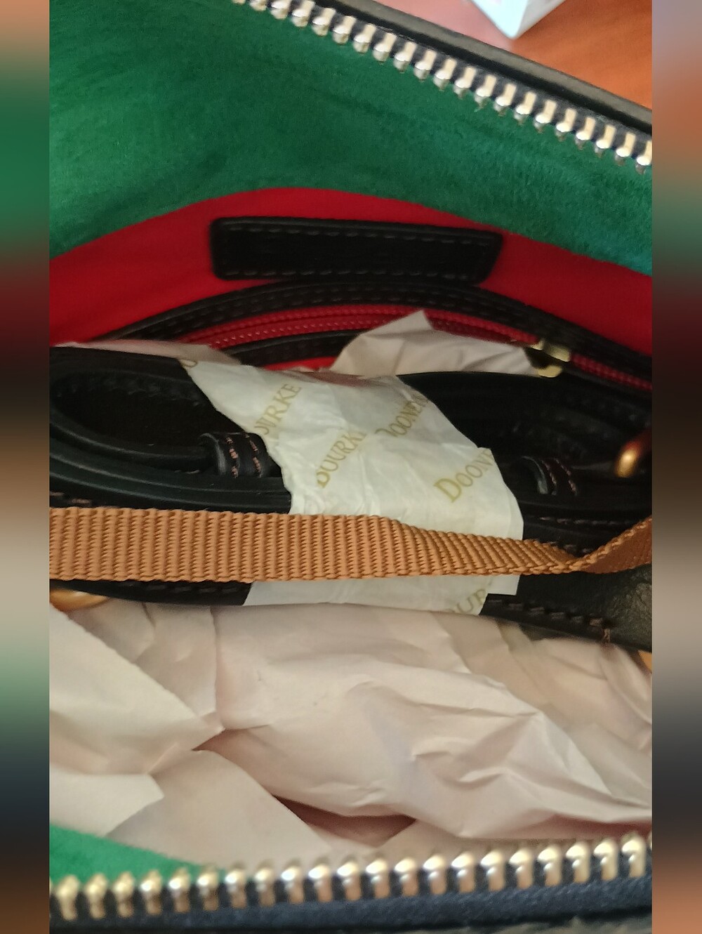 NWT! Dooney & Bourke Florentine* Medium/Regular Satchel In Black/Black - Picture 9 of 16